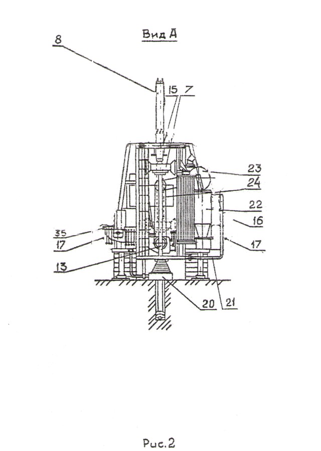 схема устройства буровой установки БТС-150
