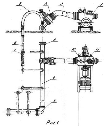 монтажная схема установки водопонижения ЛИУ-6
